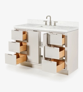 Venta al por mayor: Mueble de baño Phoebe de 54 pulgadas con lavabo individual, solo mueble, directo de fábrica en Vietnam - Product Image 4