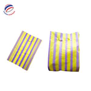 Bolsas de Compras de Plástico HDPE Resistentes, Diseño de Plástico Troquelado para Transportar y Guardar Productos en Tiendas y Mercados - Product Image 1