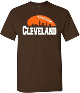 T-shirt Denver Football City Skyline en coton bleu marine, thème sportif, vêtements unisexes, 100% coton, lavage en machine - Product Image 6