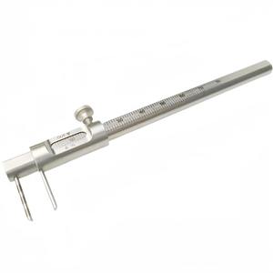 Calibre coulissant orthodontique - Outil de mesure pour implants dentaires avec double échelle de 0 à 80 mm pour une dentisterie de précision - Product Image 6