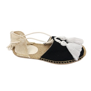 Espadrilles 100% meilleure Qualité Nouvelle Et différents Style Femmes Espadrilles Avec supérieure Microfibre Partie Arrière Et dentelle En Taille personnalisée Couleur - Product Image 1