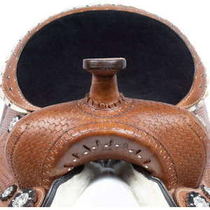 Couverture de selle de cheval western de haute qualité en cuir premium et coton, tailles et couleurs personnalisées, fabriquée au Pakistan, pour selle Visitor - Product Image 3