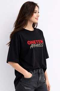 เสื้อยืดผู้หญิง ONE TEN Apparels รุ่นซัมเมอร์ สีกรมท่า ผ้าฝ้ายนุ่ม สวมใส่สบาย แขนสั้น ระบายอากาศได้ดี คุณภาพสูง ปรับแต่งโลโก้ได้ น้ำหนัก 180 กรัม - Product Image 2