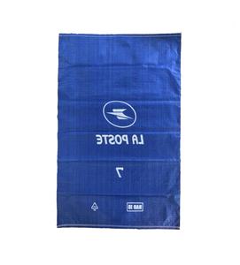 Sacos de impresión de plástico tejido PP resistentes al desgarro Bolsa de envío y logística impresa flexográfica - Product Image 1