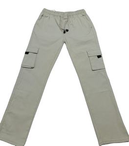 Pantalon de survêtement baggy décontracté 100% coton pour hommes pantalon long cargo de travail respirant et écologique taille moyenne coupe ample coloré - Product Image 5