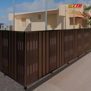 Panel de Cerca de Hierro Forjado, Valla Metálica Decorativa para Jardín con Acabado con Recubrimiento en Polvo para Seguridad de Villas y Paisajismo - Product Image 4