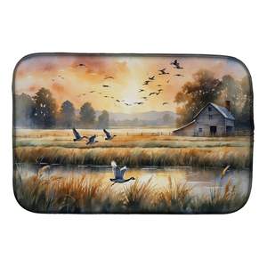 Geese Flight <b>Absorbent</b> Dish Drying <b>Mat</b> Pad 14 X 21 Multicolor Kitchen Counter Dish Drainer <b>Mat</b> & Pads - Product Image 1