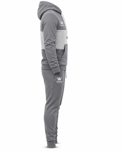 2026 New Design <b>Boys</b> Heavyweight 2 1 100% Cotton Tracksuit Custom Logo Silk Screen Printed Jacket Pants Set Breathable Athletic - Product Image 3