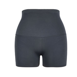 Shorts de Yoga de Cintura Alta para Mujer, Color Sólido, para Gimnasio, Entrenamiento, Running, Fitness, Ejercicio, con Bolsillos - Product Image 1