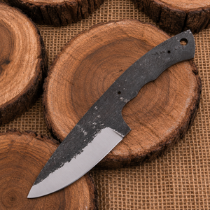 High Quality 1095 High Carbon Steel Full Tang <b>DIY</b> EDC Hunting Survival Camping Blank Blade OEM Customizable Knife Making <b>Kit</b> UA - Product Image 1