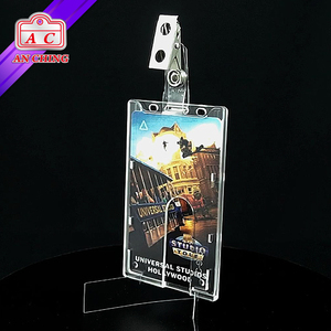 Enclosed Type Frosted Portrait <b>ID</b> Badge <b>Holder</b> - Product Image 4
