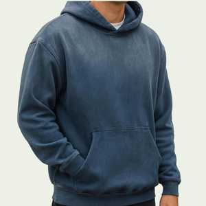 Sudadera con Capucha Oversize Personalizada con Lavado Ácido, 400 g/m² de Peso Premium, Tejido de Punto de Algodón 100% Sólido para Invierno - Product Image 1