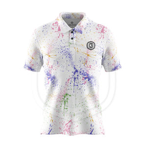 Chemise de golf pour homme de haute qualité avec imprimé sur le thème du golf, matière respirante et anti-humidité pour les sports de plein air - Product Image 4