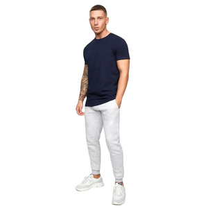 OEM Men Short Sleeve Casual Fashion <b>Round</b> Neck Cotton Men Clothing Shirts Custom Bulk Manufacture Shirts - Product Image 6