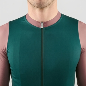Maillot de Ciclismo Personalizado, Transpirable, de Secado Rápido, Verano, Corte Ajustado, Cierre de Cremallera, Manga Corta, Uniforme de Entrenamiento - Product Image 3