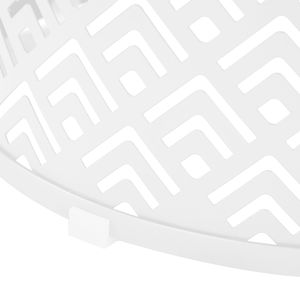 Set di 3 tavolini moderni da esterno a incastro, 30, 35, 40 cm di altezza, bianchi, per patio, interni ed esterni - Product Image 5