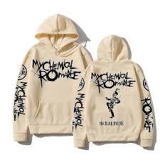 Custom Rock Band Graphic Hoodie | My Chemical Romance <b>Black</b> Parade Print | Autumn Men's Heavyweight Streetwear <b>Fleece</b> Pullover - Product Image 2