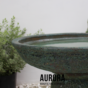 Garden Outdoor Eco-Friendly Bird Bath Ceramic Outdoor Decorative Planter From Vietnamese Factory - Product Image 1