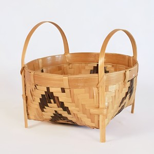 <b>Bamboo</b> flower gift <b>basket</b> high quality handmade handle <b>baskets</b> for father day gifts storage - Product Image 6