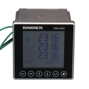 Compteur de puissance à panneau numérique triphasé avec multifonction modbus rs485