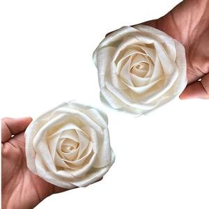 ดอกไม้รักโรส โซล่าวู้ด ขนาด 8-8.5 ซม. ก้านไฟเบอร์จากต้นเซสบาเนีย สำหรับอโรมาเธอราพี ทำด้วยมือ - Product Image 3