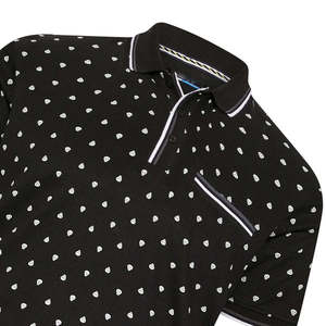 เสื้อเชิ้ตแขนยาวสีดำสำหรับผู้ชาย คอกลม ผ้าฝ้าย 100% ทรงปกติ สไตล์ลำลอง ผ้าถัก แห้งเร็ว ระบายอากาศได้ดี มีโลโก้ด้านหน้า - Product Image 3