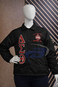 Veste de coach imperméable Delta Sigma Theta DST Sorority, résistante aux intempéries - Product Image 3