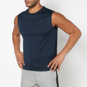 Camiseta sin mangas para hombre, ajustada, para gimnasio, entrenamiento, fitness, correr, de secado rápido, transpirable, atlética - Product Image 1