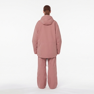 Conjunto de traje de esquí impermeable para mujer, chaqueta y pantalones de snowboard cálidos y resistentes al viento, ropa deportiva de invierno para exteriores - Product Image 2