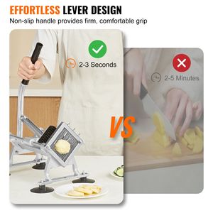 Commercial 1/4 Inch Stainless Steel Aluminum Alloy <b>Vegetable</b> <b>Cutter</b> Slicer Machine Manual Fruit Slicer for <b>Vegetables</b> Flour - Product Image 3