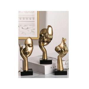 Escultura Metálica Elegante y Moderna, Diseño Especial, Estatua de Colección de Arte, Estatua de Aluminio Metálico - Product Image 2