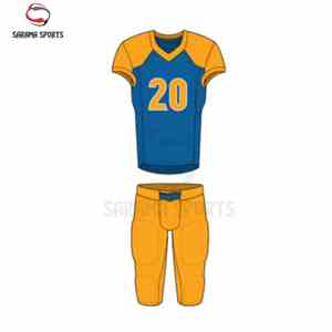 Uniforme de football américain de style moderne avec service OEM, tenue d'équipe, uniforme de football américain fabriqué en 100 % polyester - Product Image 2