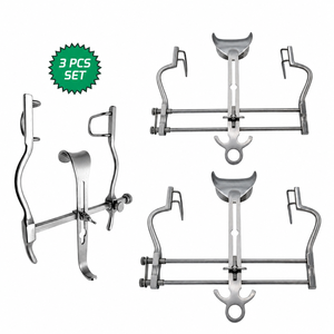 3 pièces d'instruments chirurgicaux SUAVE : Écarteur abdominal Balfour 4, 7 et 10 pouces, certifié CE Classe I, outils chirurgicaux personnalisés - Product Image 5