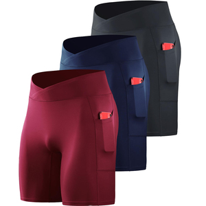 High Street Mens <b>Polyester</b> Distressed Drawstring Solid Mid Knitted 220g Quick Dry Stretch Breathable Customized Colors Shorts - Product Image 1