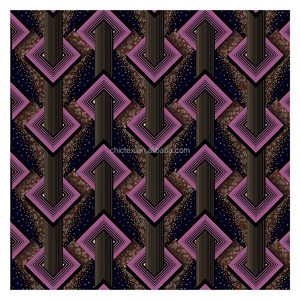 Tela Africana con Estampado de Cera Personalizada, 100% Algodón, Tela Jacquard de Alta Calidad para Prendas Nigerianas - Product Image 5