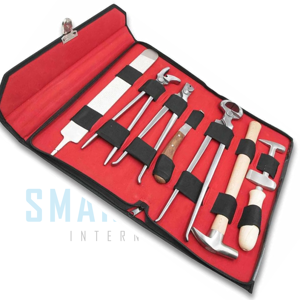 Kit d'outils professionnels pour fermeurs SMART SMYTH INTL, ensemble de coupe et de pose de sabots pour chevaux, instruments vétérinaires équins, durables et éco-responsables - Product Image 6