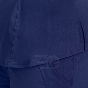 Medical Hospital Scrubs Uniform <b>Set</b> Breathable Soft Comfortable <b>Doctor</b> Nurse Clinic Workwear Top Pants - Product Image 4