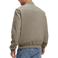 Nouvelle veste bomber pour homme, personnalisée, légère, grande taille, veste bomber homme, couleur unie, respirante, veste bomber homme