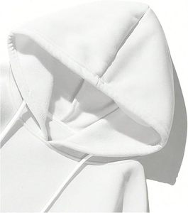 Custom Tracksuit Outgoing Plain Dyed Heavyweight <b>Hoodies</b> Double Layer 100% Cotton Drop Shoulder Mens Sweatsuits Custom Logo - Product Image 4