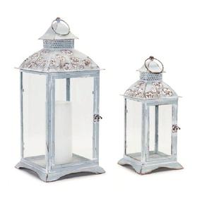 Lanterne à bougie en métal et verre de style luxueux, au design attrayant et de bonne qualité, pour la décoration intérieure et extérieure. Disponible. - Product Image 5