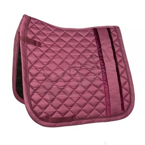 Heavy Duty 100% Pure Wool Felt Horse Saddle Pad - Durable Equestrian Gear with Genuine Leather Wear Leathers - Product Image 4
