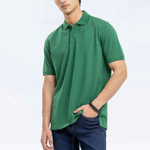 Camisetas Polo Básicas de Alta Calidad, Cómodas, Transpirables, Ligeras, con Logotipo Personalizado, para Hombre, Casuales, de Negocios, para Exteriores - Product Image 1