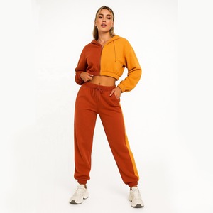 Conjunto Deportivo para Mujer, Sudadera con Capucha y Pantalones Deportivos, Conjunto Deportivo Holgado a la Moda para Invierno - Product Image 2