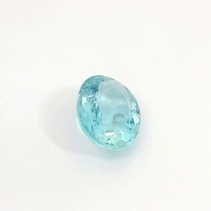 Piedra preciosa de aguamarina azul ovalada natural de Brasil, piedra suelta genuina para la fabricación de joyería fina, regalo de colección - Product Image 3