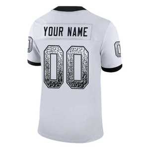 Camiseta de Fútbol Americano Personalizada para Hombre, Cuello en V, Sublimada, Absorbente de Humedad, 100% Poliéster, Manga Corta, Nombre del Equipo Impreso - Product Image 2