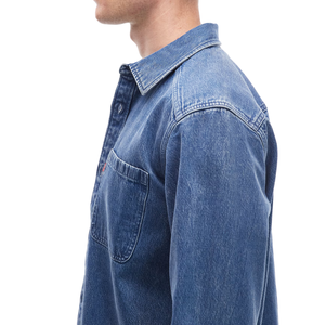 Camisa Vaquera Casual Cómoda para Hombre, Transpirable, Antibolitas, Tela de Algodón Personalizable, Venta al por Mayor - Product Image 5