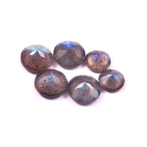 6X6MM Natural Labradorite Rainbow Round Cut Faceted Calibrated Loose Gemstone AAA++ Quality Jewelry Making Wholesale Lot - Product Image 3