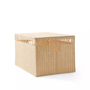 Rattan Basket New Design 2026 Trend Handmade Natural Eco Friendly Storage <b>Bin</b> Home Decor Multi Use Laundry Wholesale - Product Image 2