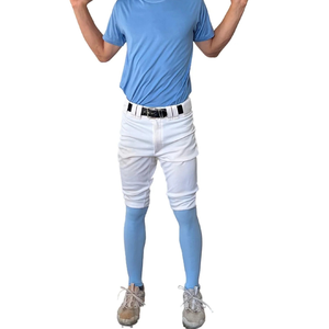 Manchons de compression longs pour les jambes en nylon et élasthanne, protection UV, pour softball et baseball, soutien du mollet et du genou, fabrication industrielle - Product Image 3