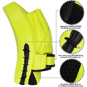 Five B Best Quality Boxing <b>Focus</b> Mitts Leather Curved Target <b>Pads</b> for Training MMA Muay Thai Kickboxing Durable All Seasons - Product Image 4